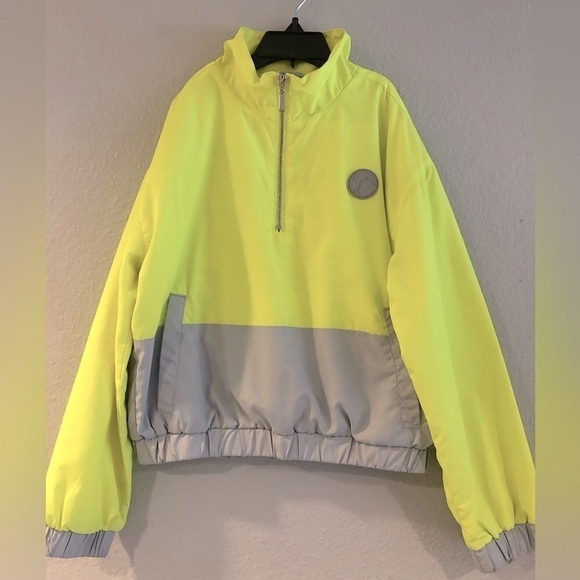 ZYIA 1/4 Zip Neon Yellow Pullover Girls sz 8-9 - Picture 3 of 8